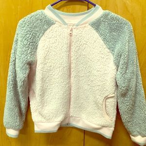 Fake fur kids jacket